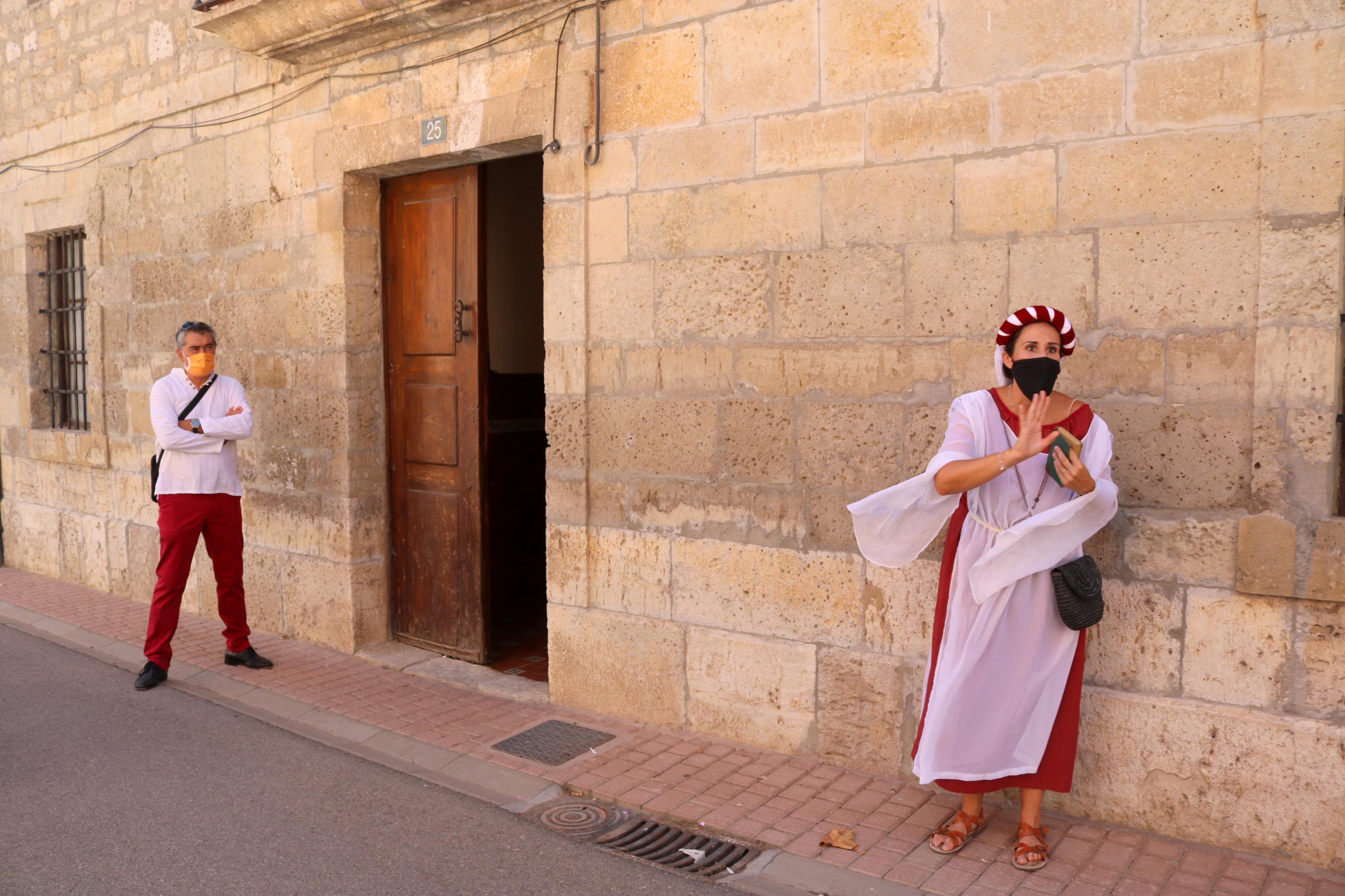 Asistentes a la Ruta Teatralizada por Torquemada