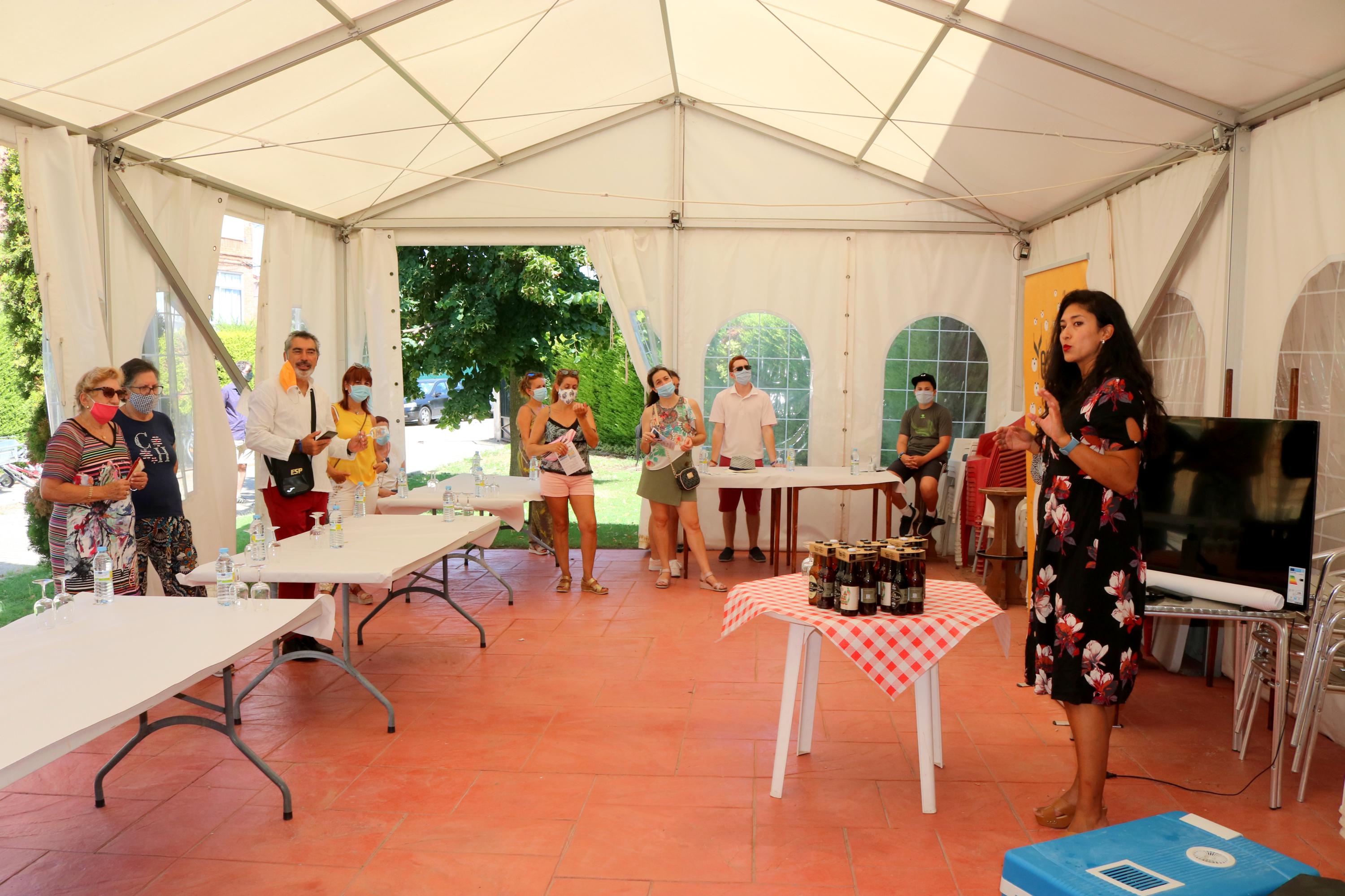 Asistentes a la Ruta Teatralizada por Torquemada