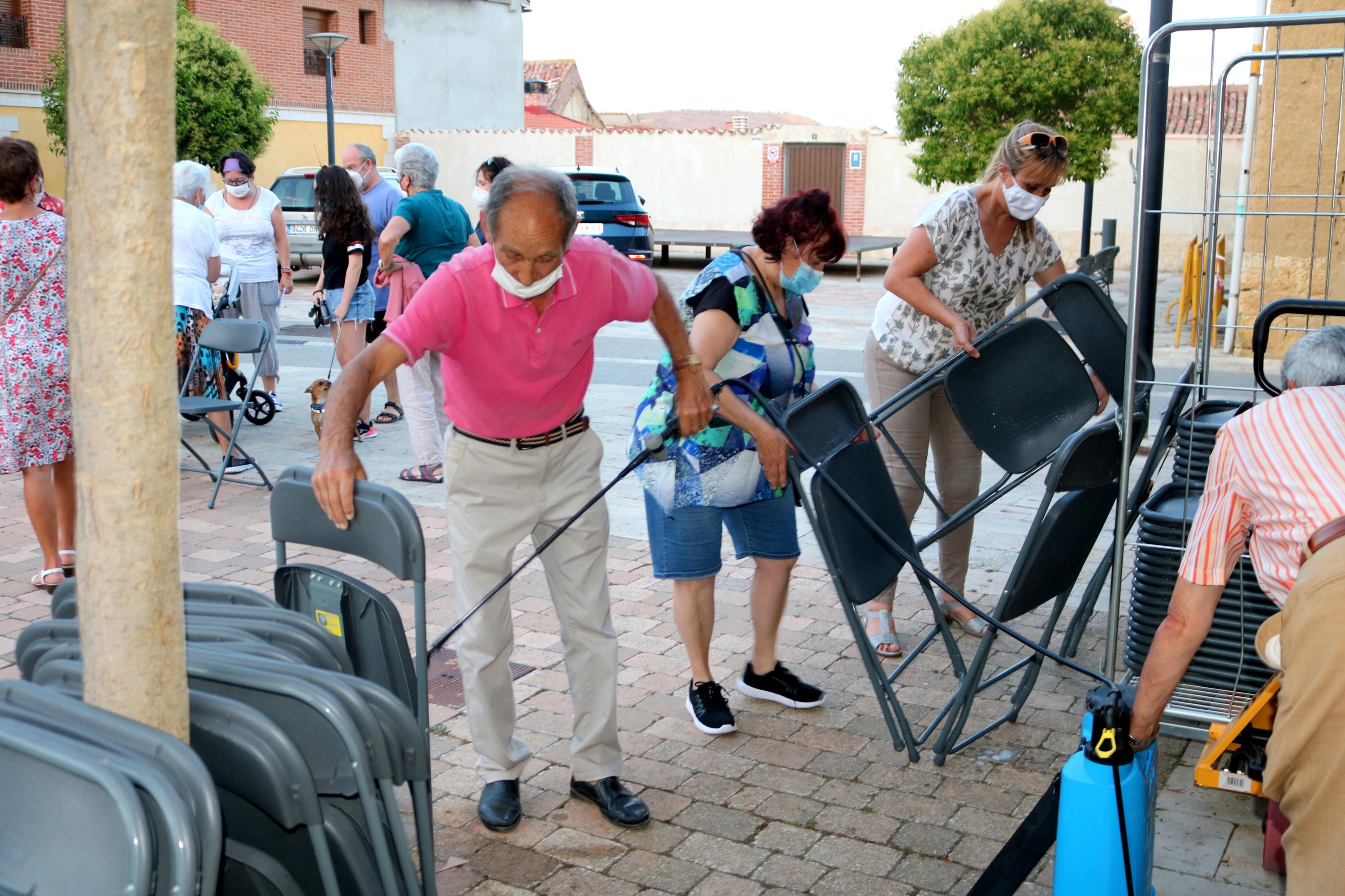Actuación de la Banda de Música Comarcal de la ACJB en Fuentes de Valdepero