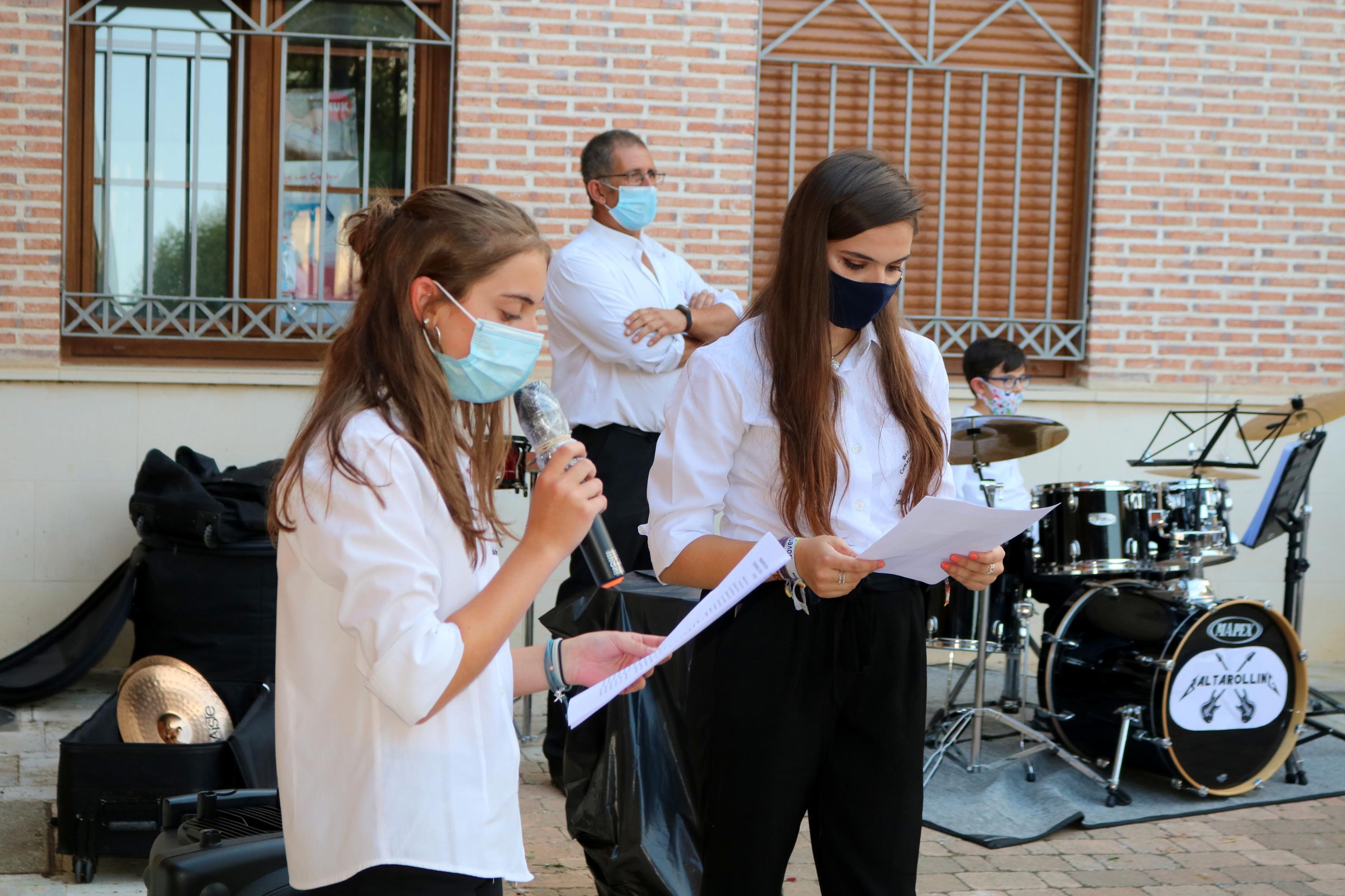 Actuación de la Banda de Música Comarcal de la ACJB en Fuentes de Valdepero
