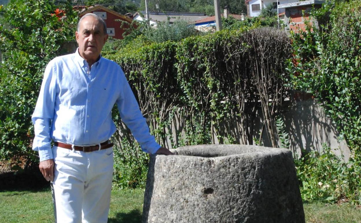 Ignacio Polo, alcalde de Linares de Riofrío. 