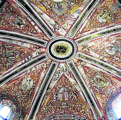 Cúpula de la capilla de la Virgen de la Soterraña.