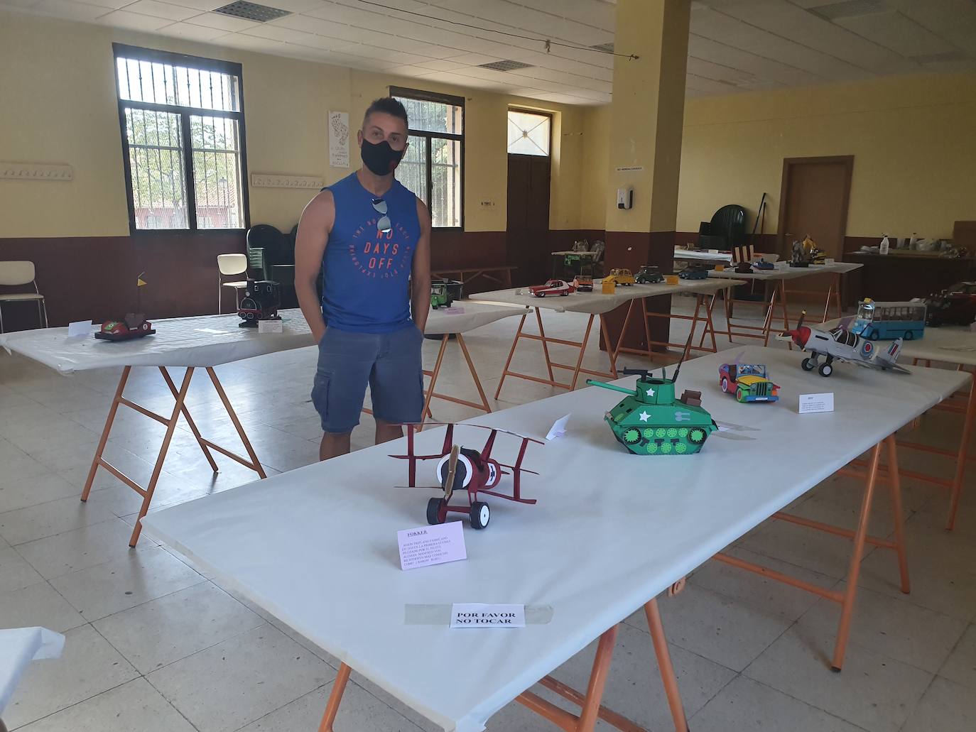 Uno de los trabajos artesanos realizados por un vecino de Garcibuey.