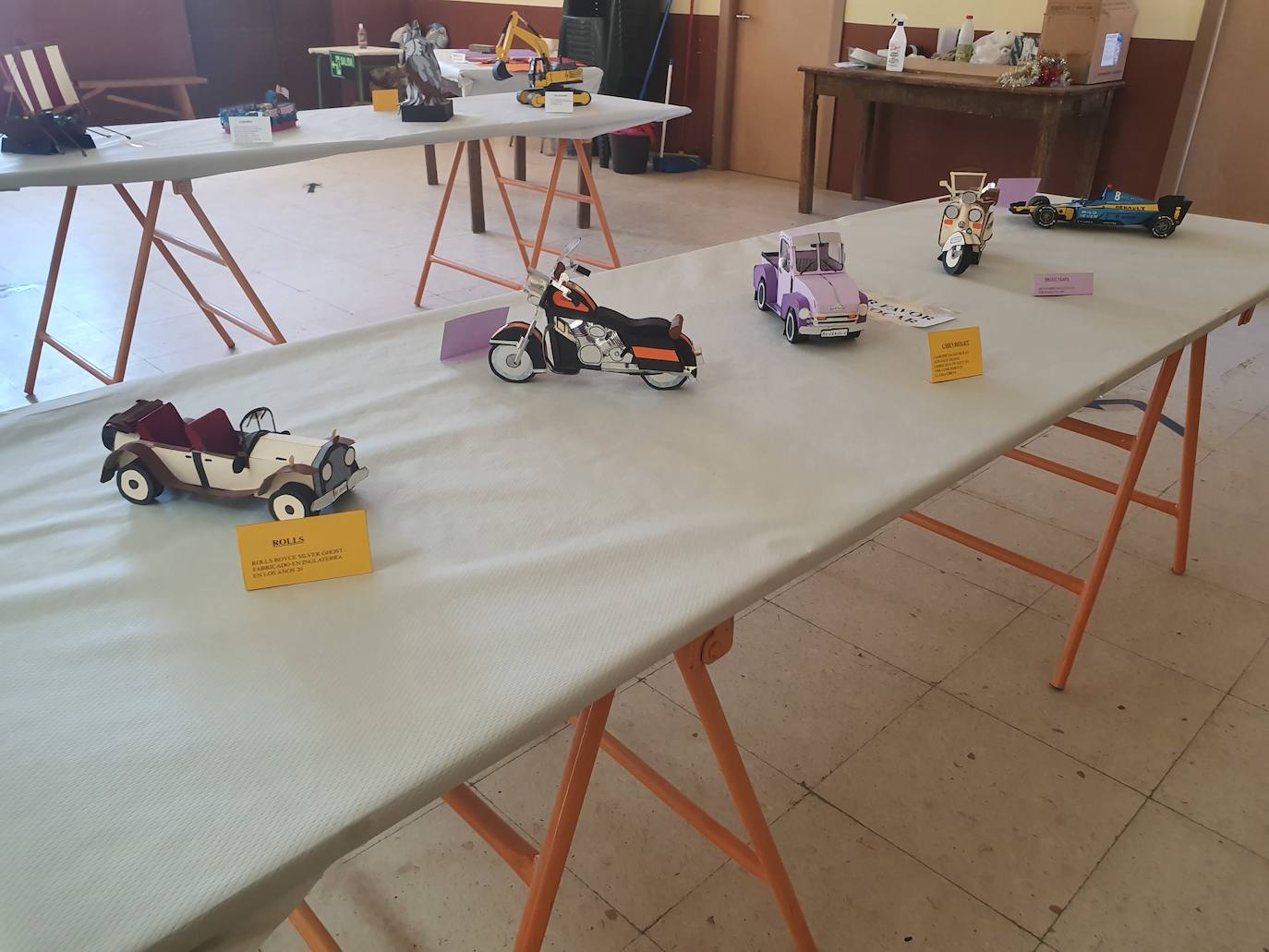 Uno de los trabajos artesanos realizados por un vecino de Garcibuey.