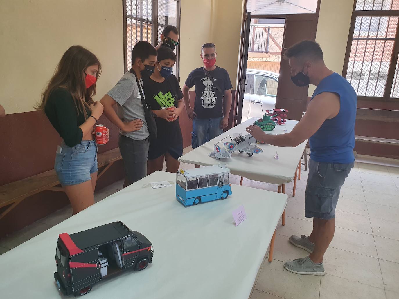 Uno de los trabajos artesanos realizados por un vecino de Garcibuey.