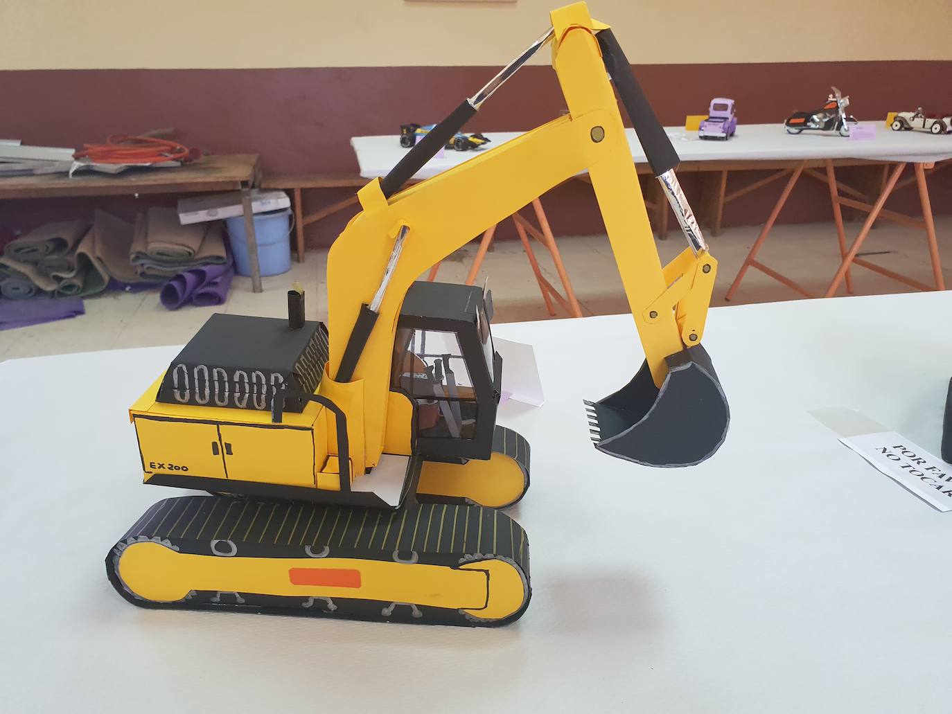 Uno de los trabajos artesanos realizados por un vecino de Garcibuey.