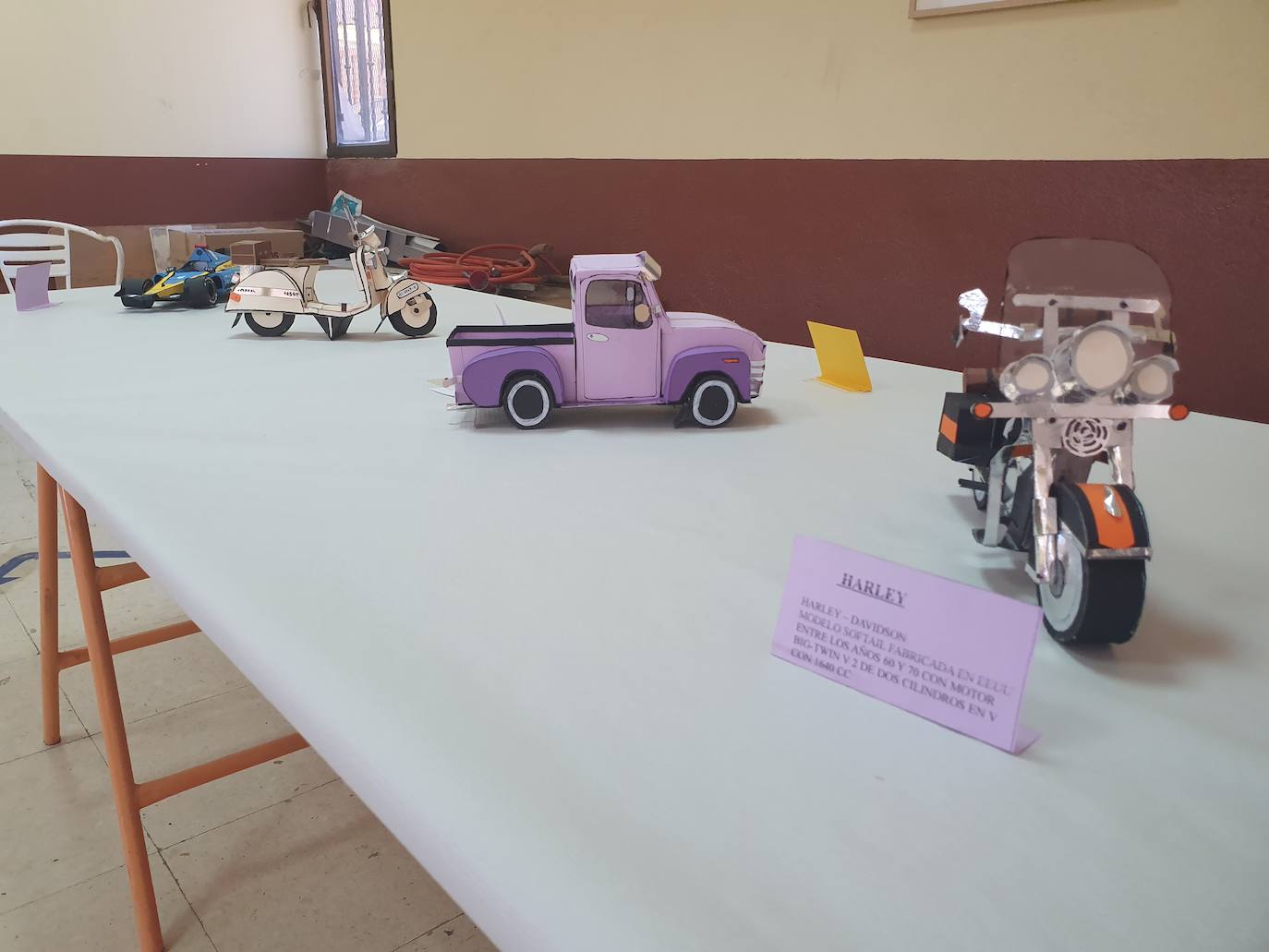 Uno de los trabajos artesanos realizados por un vecino de Garcibuey.