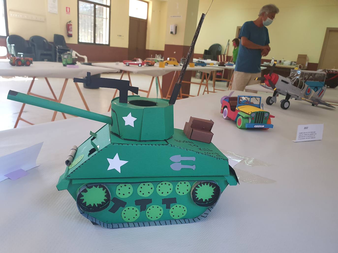 Uno de los trabajos artesanos realizados por un vecino de Garcibuey.