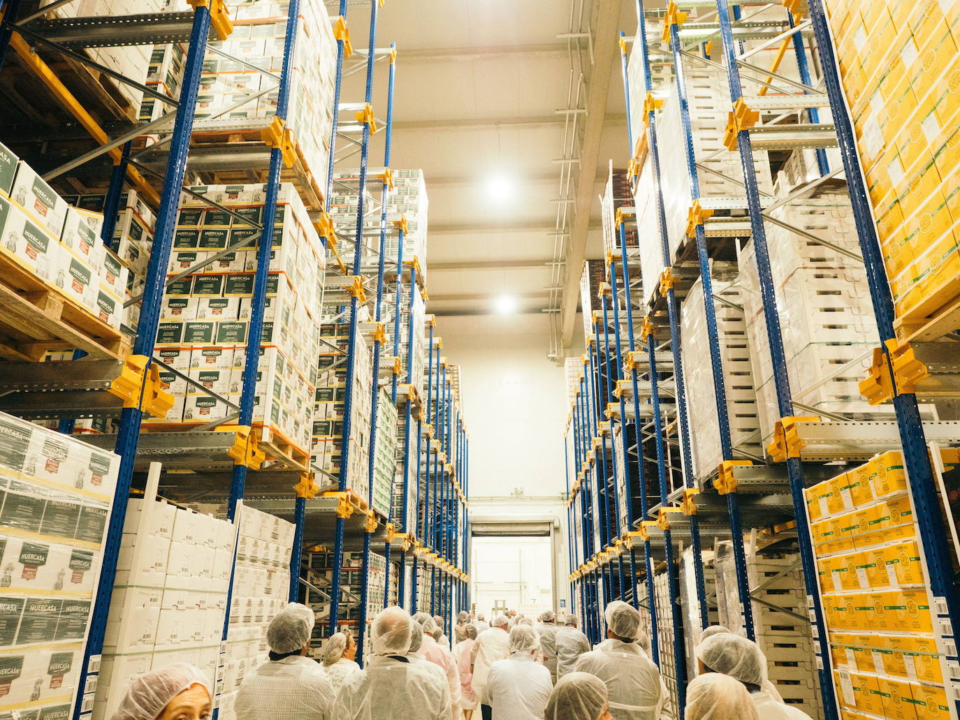 Visita anterior a las instalaciones de Huercasa, en Sanchonuño, Segovia. 