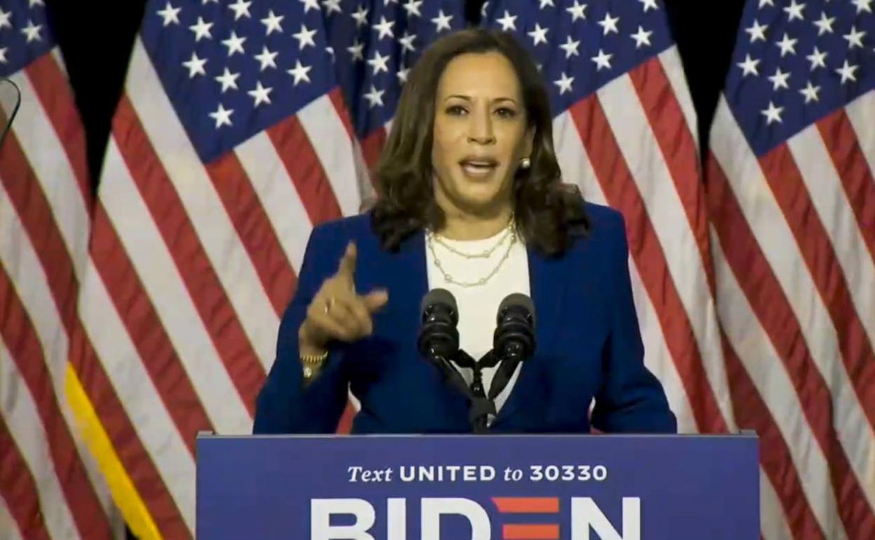 La candidata a la vicepresidencia de Estados Unidos por el Partido Demócrata. 