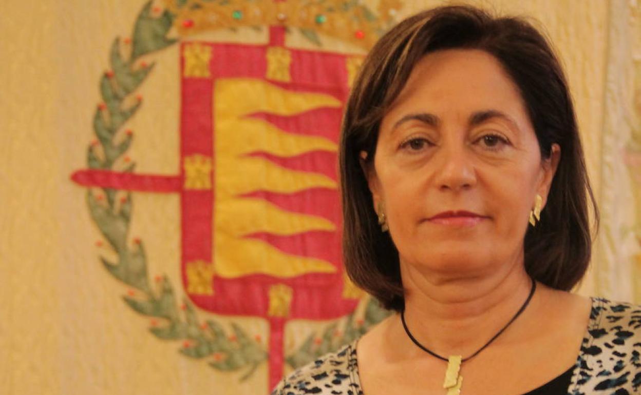 Araceli Valdés, cuando era concejala en el Ayuntamiento de Valladolid.