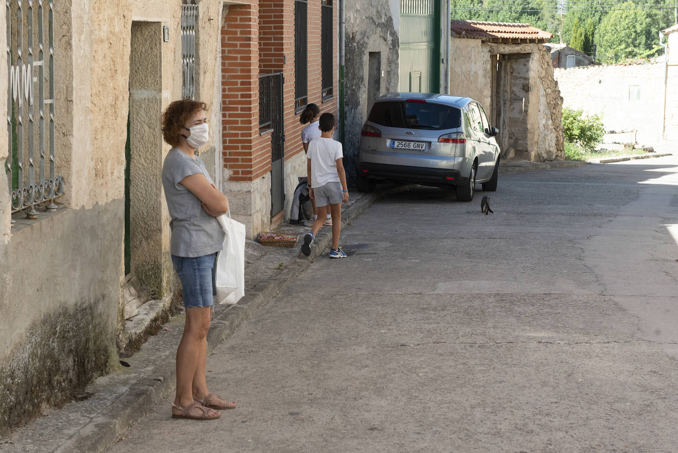 La covid contagia el «miedo» en Segovia.