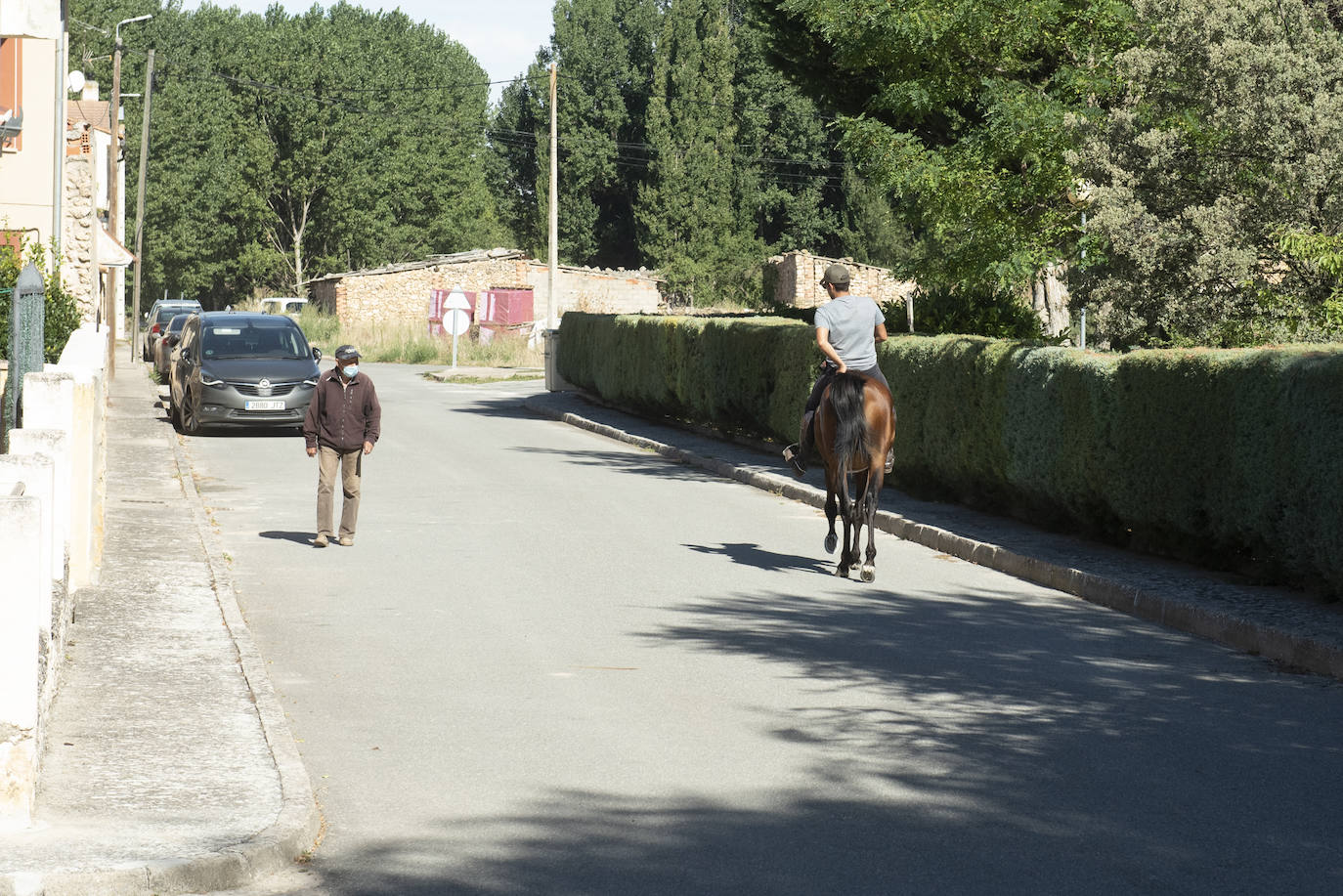 La covid contagia el «miedo» en Segovia.