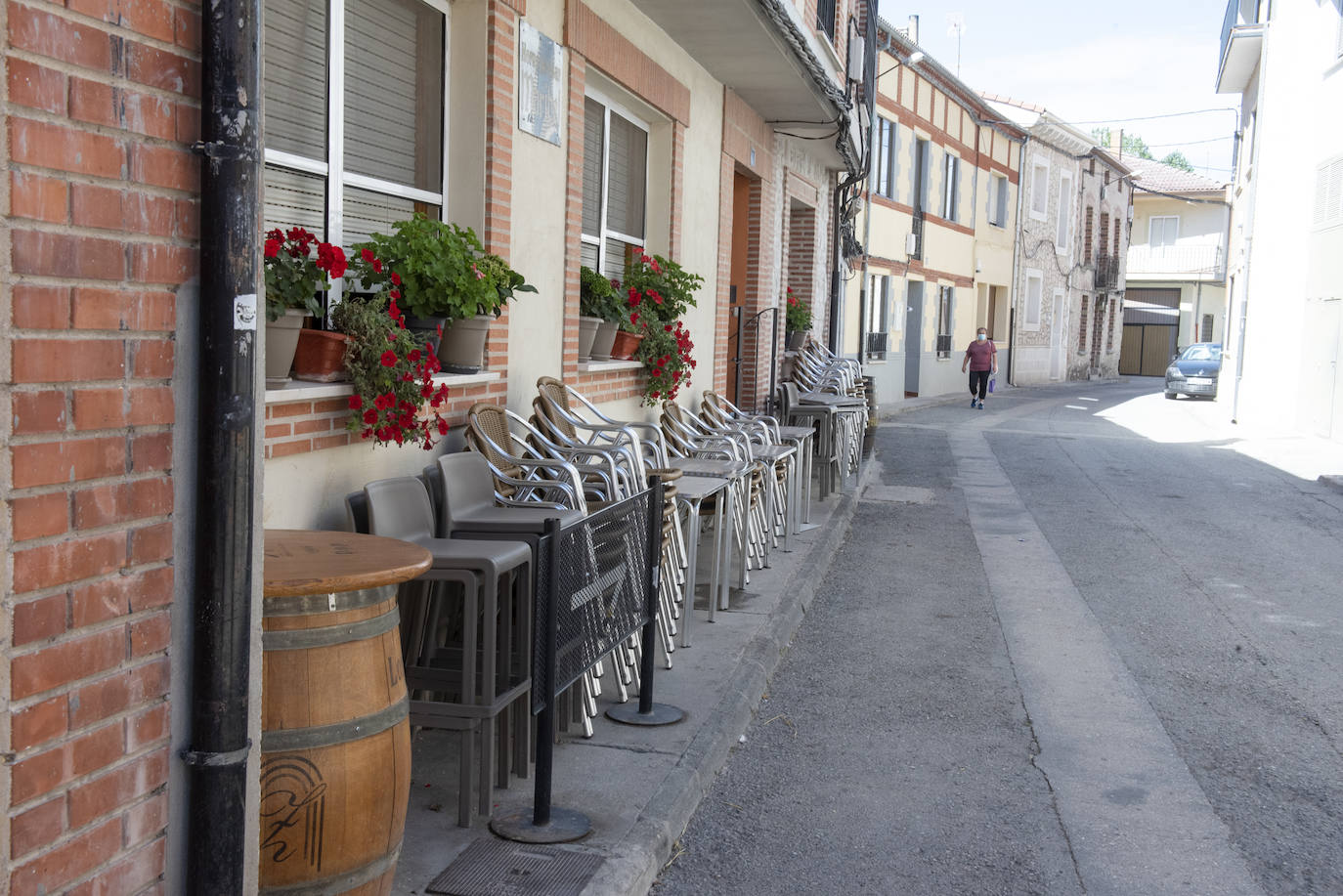 La covid contagia el «miedo» en Segovia.