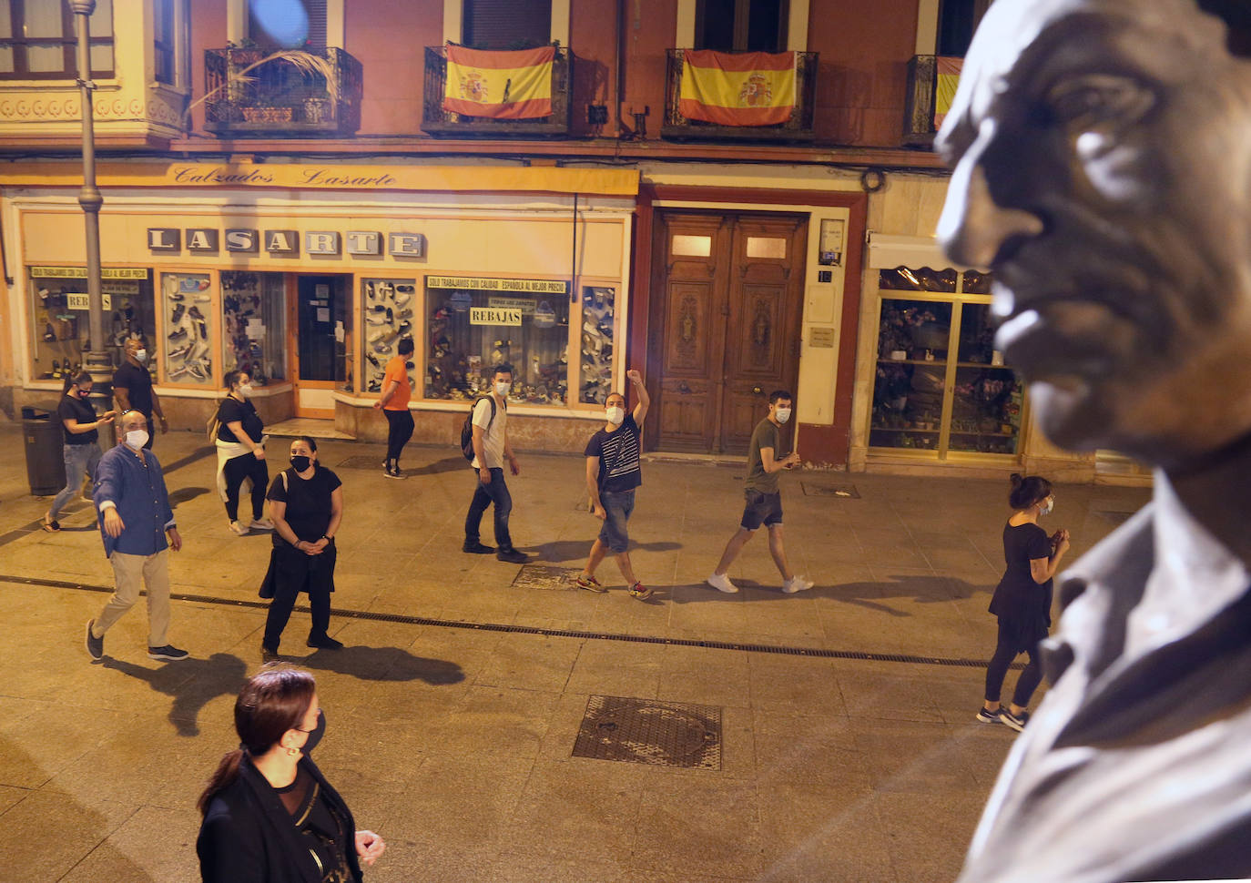 Manifestación de los hosteleros.