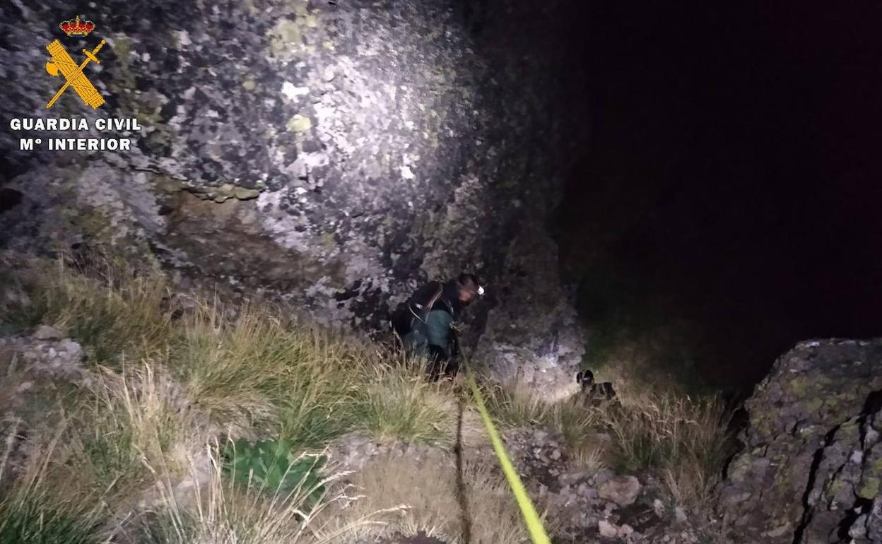 Rescate del montañero.