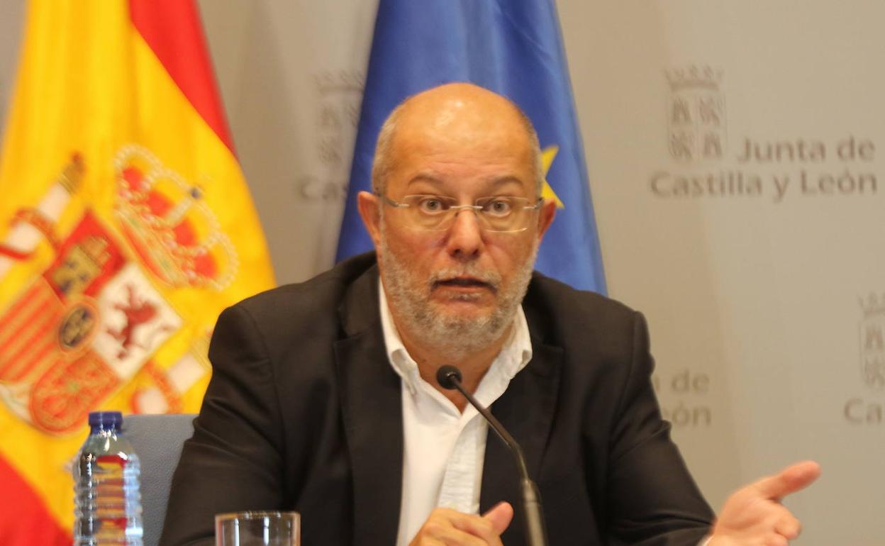 El vicepresidente de la Junta de Castilla y León, Francisco Igea. 
