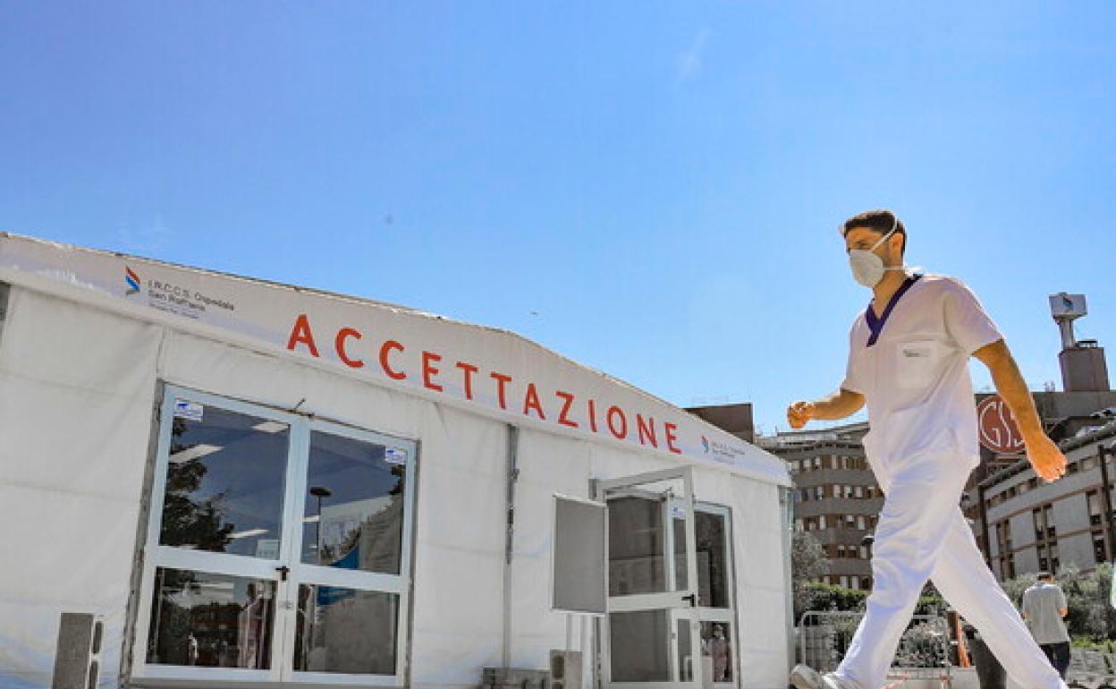 Exterior del Hospital San Raffaele