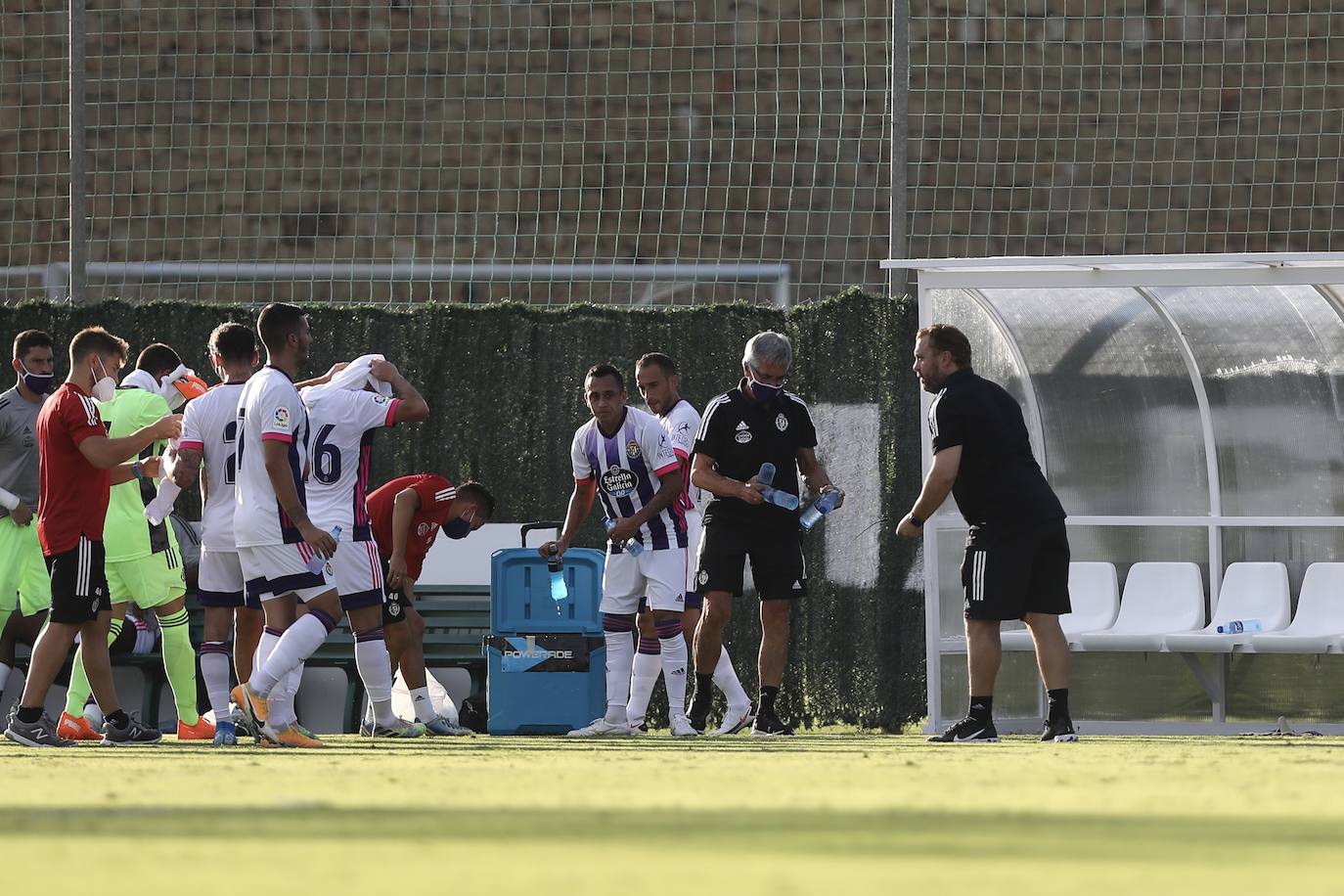 El Real Valladolid ha goleado esta tarde al Granada en el segundo partido amistoso de la pretemporada. 