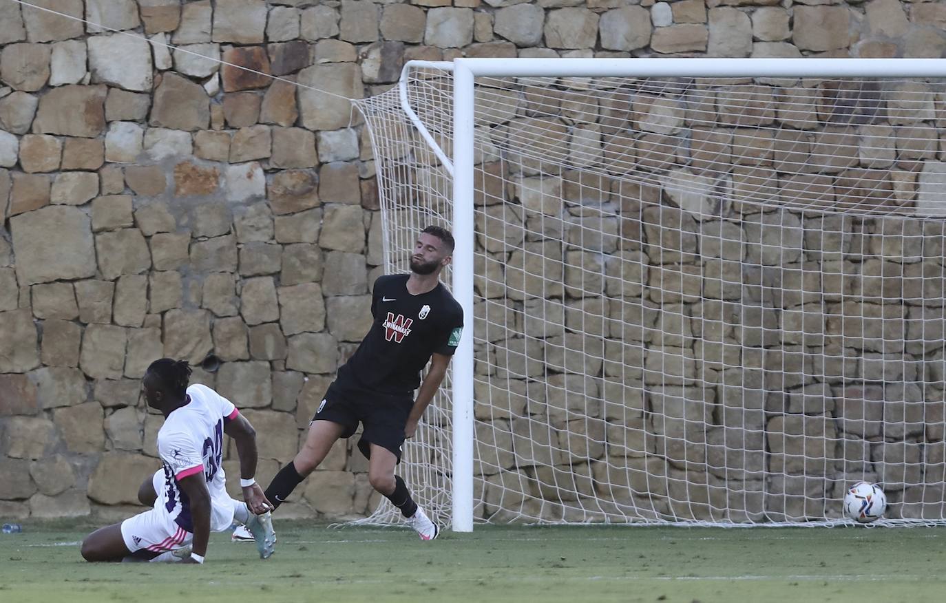 El Real Valladolid ha goleado esta tarde al Granada en el segundo partido amistoso de la pretemporada. 