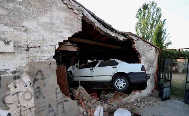 Aparatoso accidente de tráfico producido en Salamanca en julio 