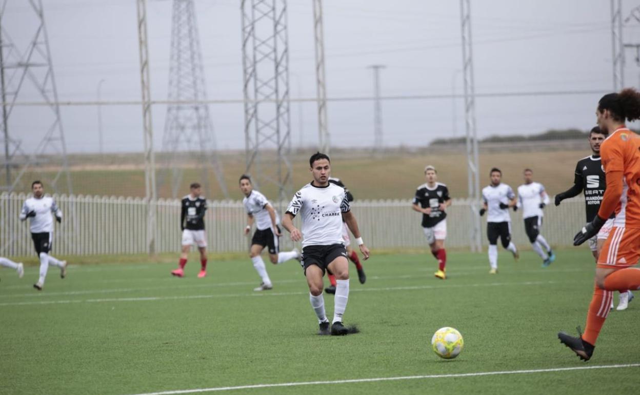 Imagen del filial en un partido de la pasada temporada.