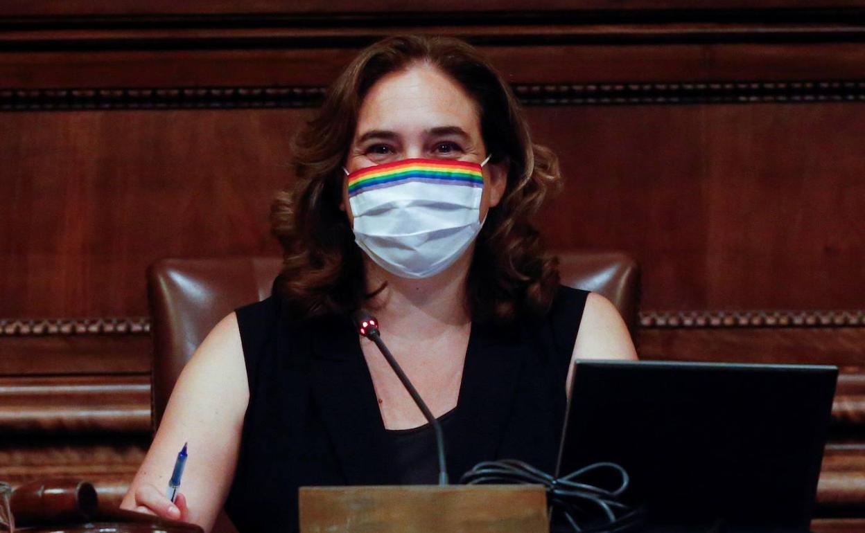 La alcaldesa de Barcelona, Ada Colau. 