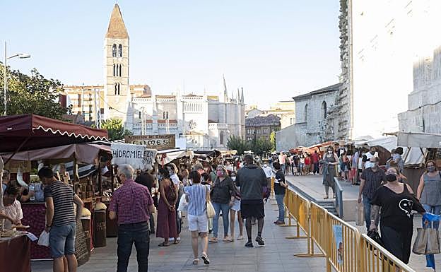 El Mercado Castellano, durante la tarde del jueves.