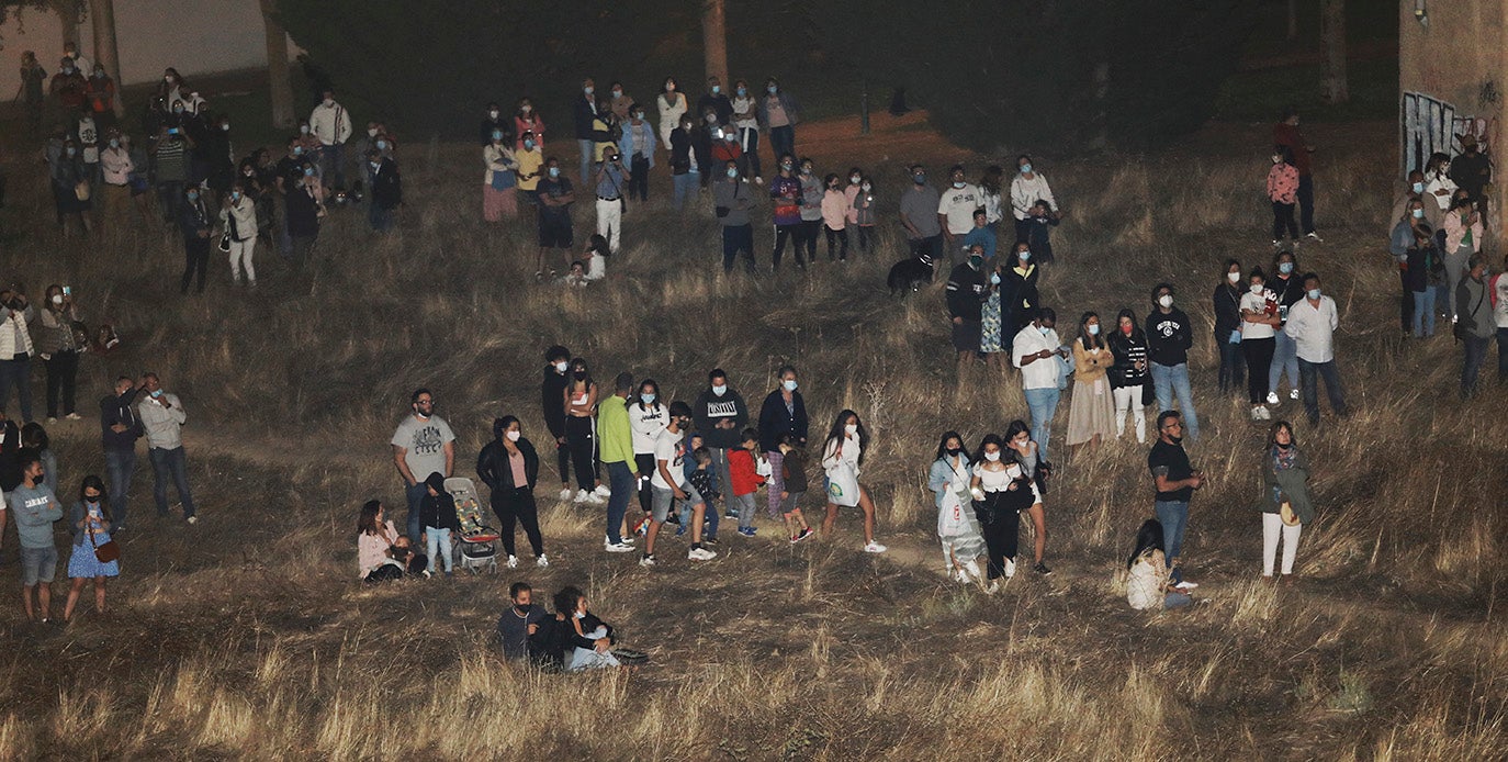 Videomapping en el Cristo del Otero.