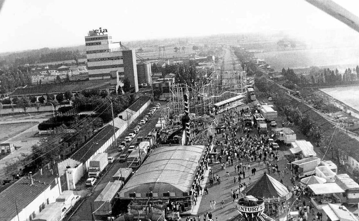 El Real de la Feria, en 1969, en La Rubia.