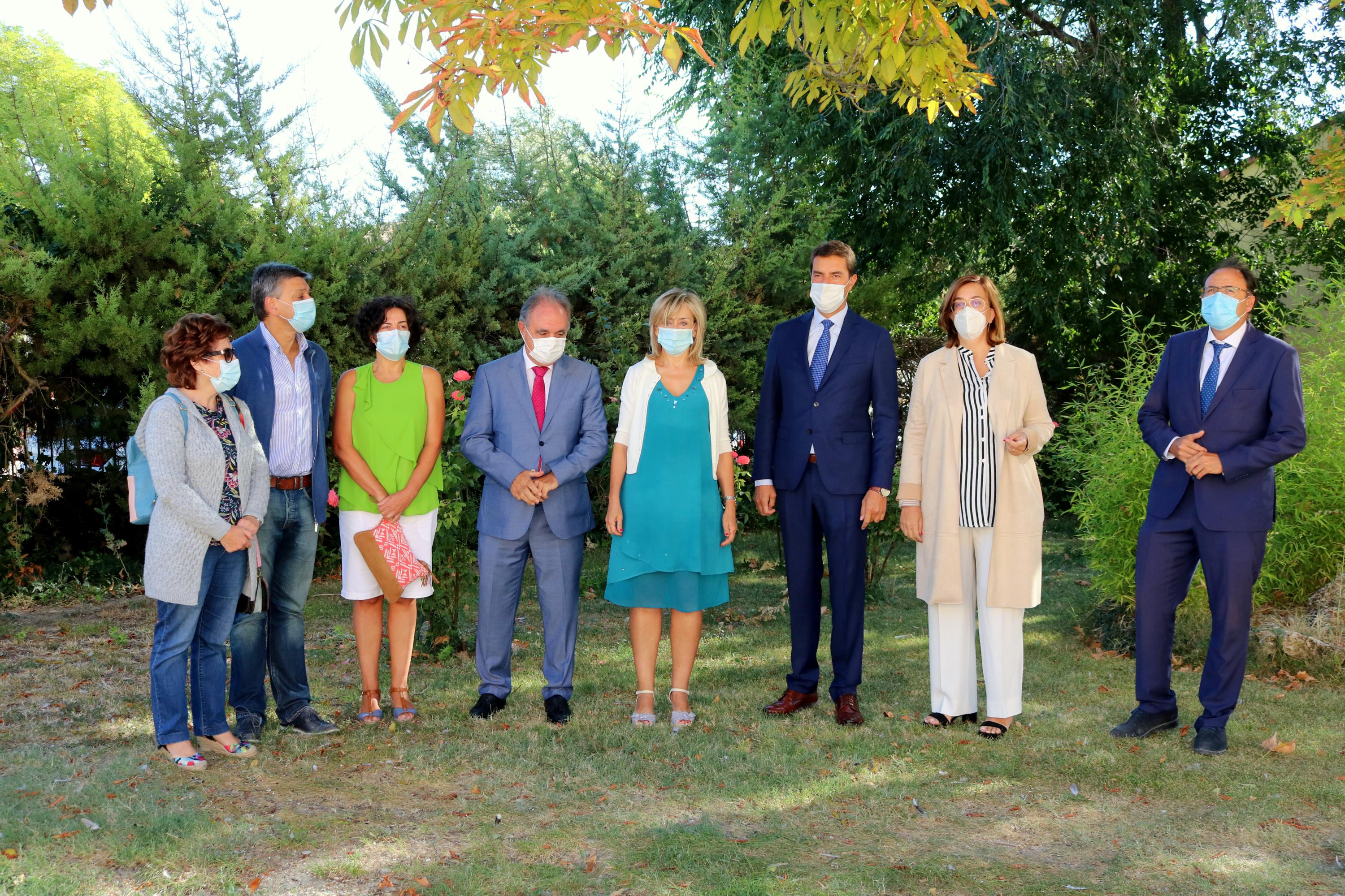 El consejero de Presidencia de la Junta de Castilla y León, Ángel Ibáñez, visitó Baltanás