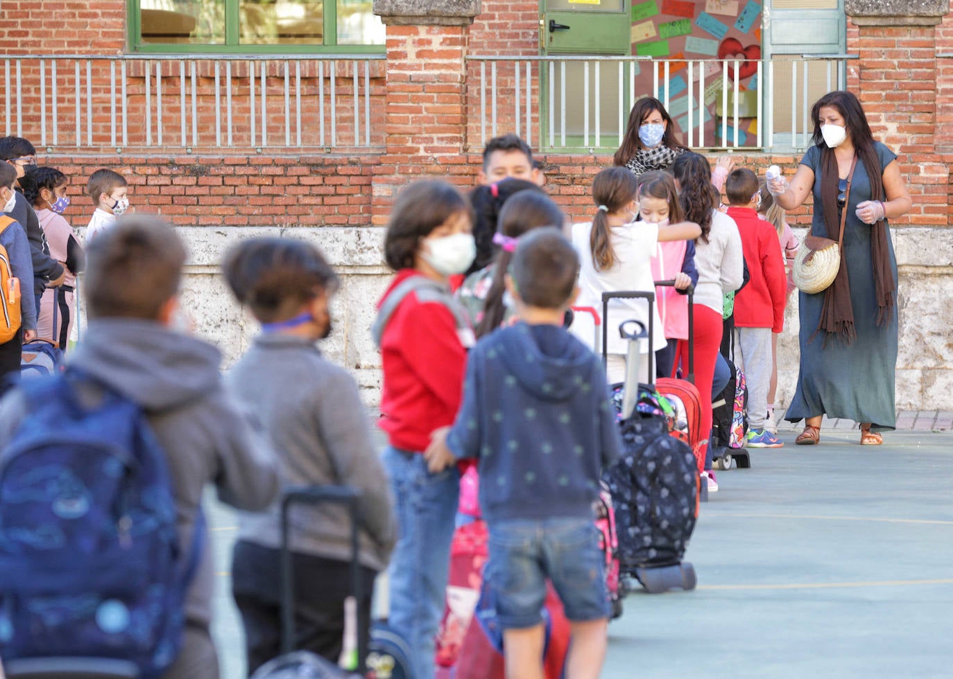 Primer día de colegio en el Gonzalo de Córdoba.