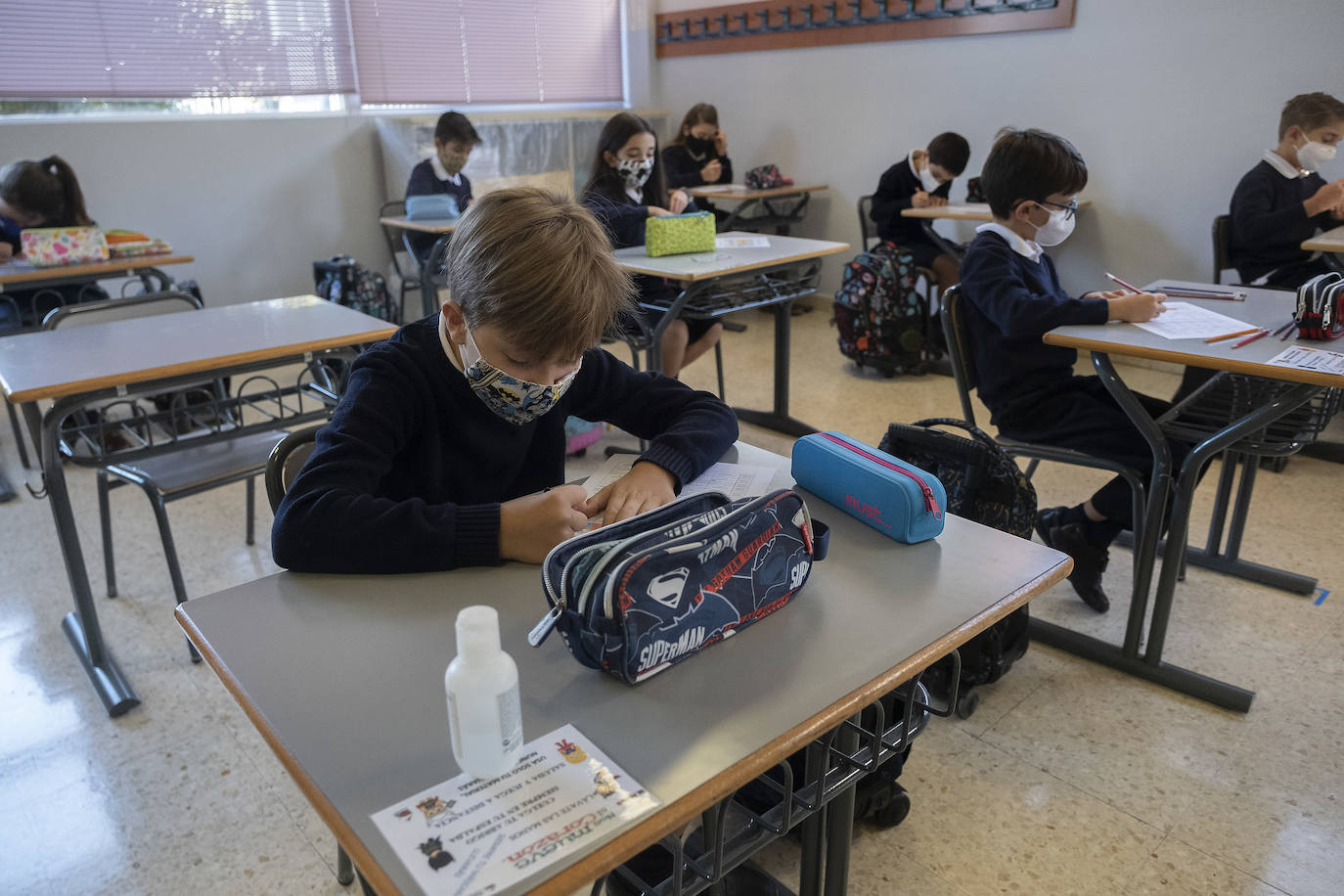 Primer día en el Colegio Sagrado Corazón-Corazonistas.