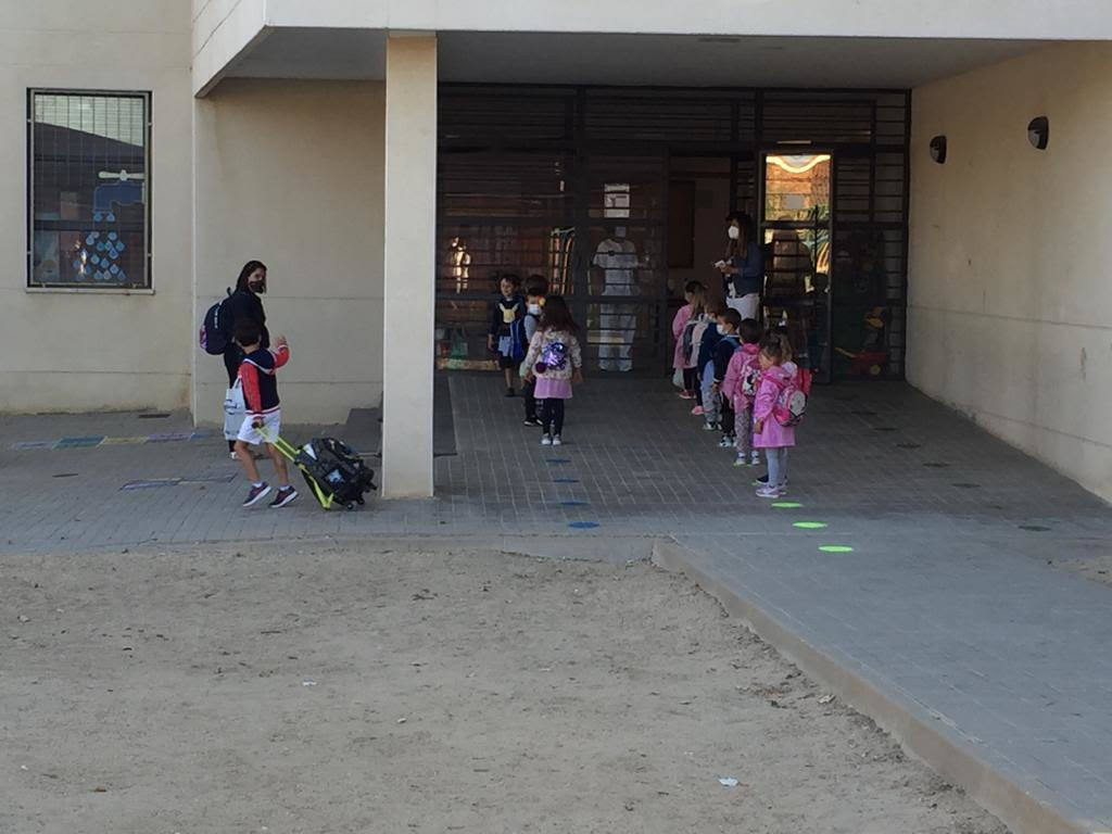 Vuelta al cole en el colegio Europa de La Pedraja de Portillo. 