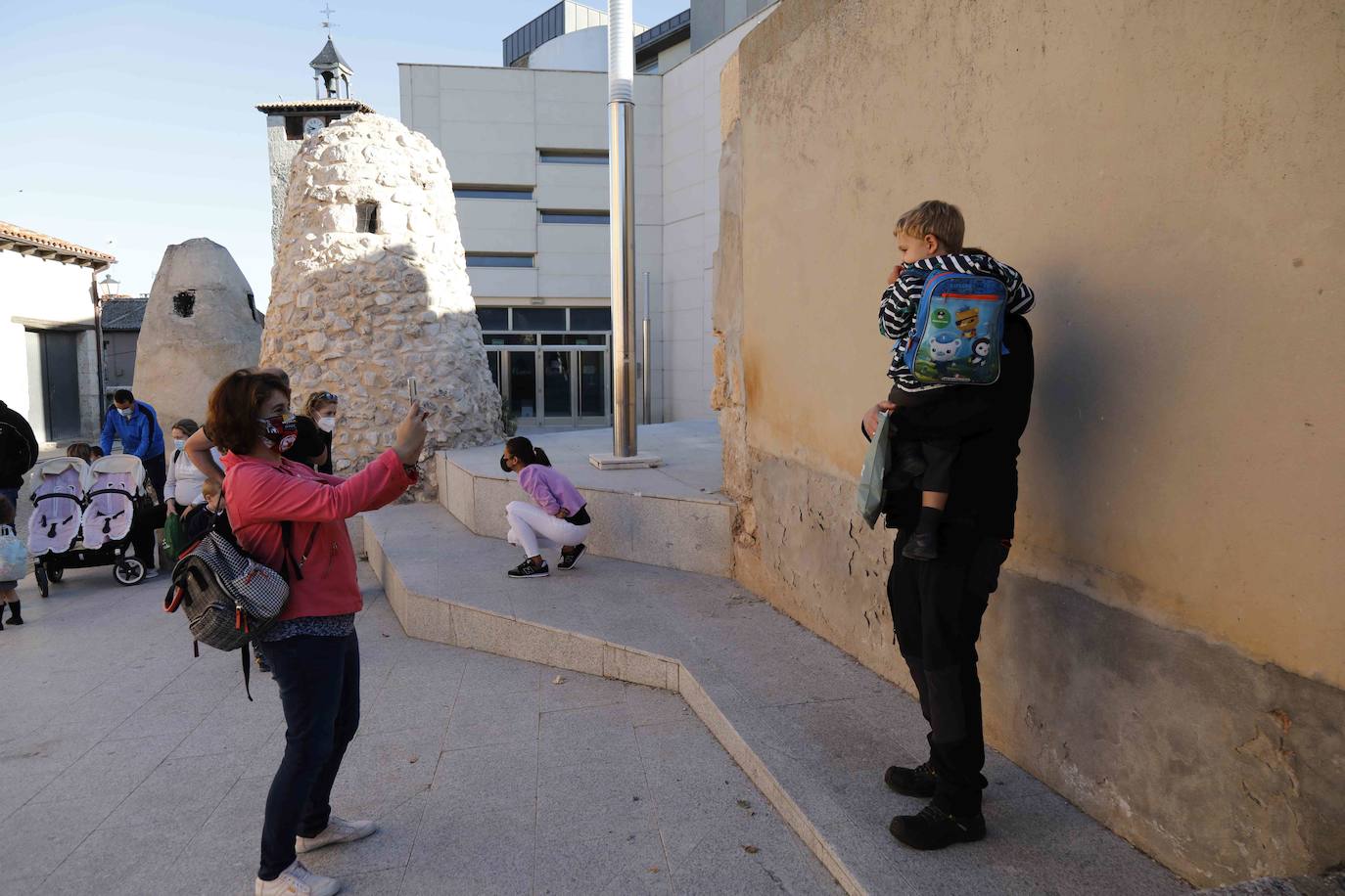 Vuelta al cole en el colegio de La Inmaculada de Peñafiel. 