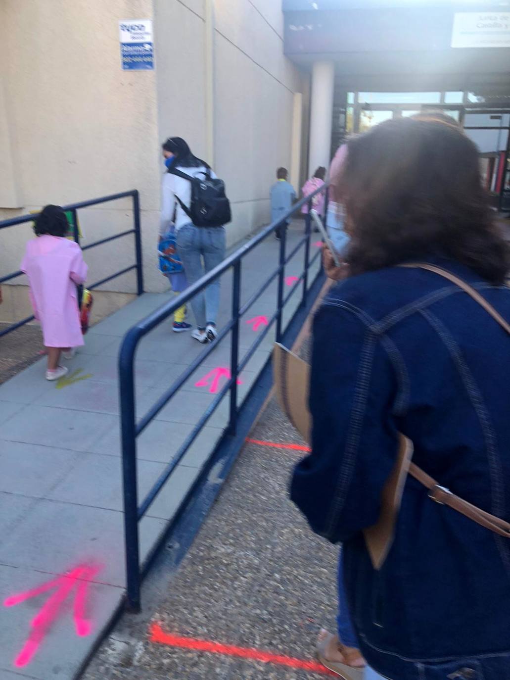 Vuelta al cole en el colegio Nicomedes Sanz de Santovenia Pisuerga. 