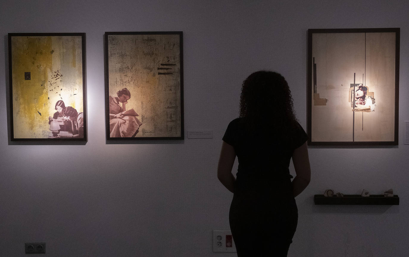 Exposición en la muestra 'Mujeres: corto y cambio', en la Casa Revilla. 