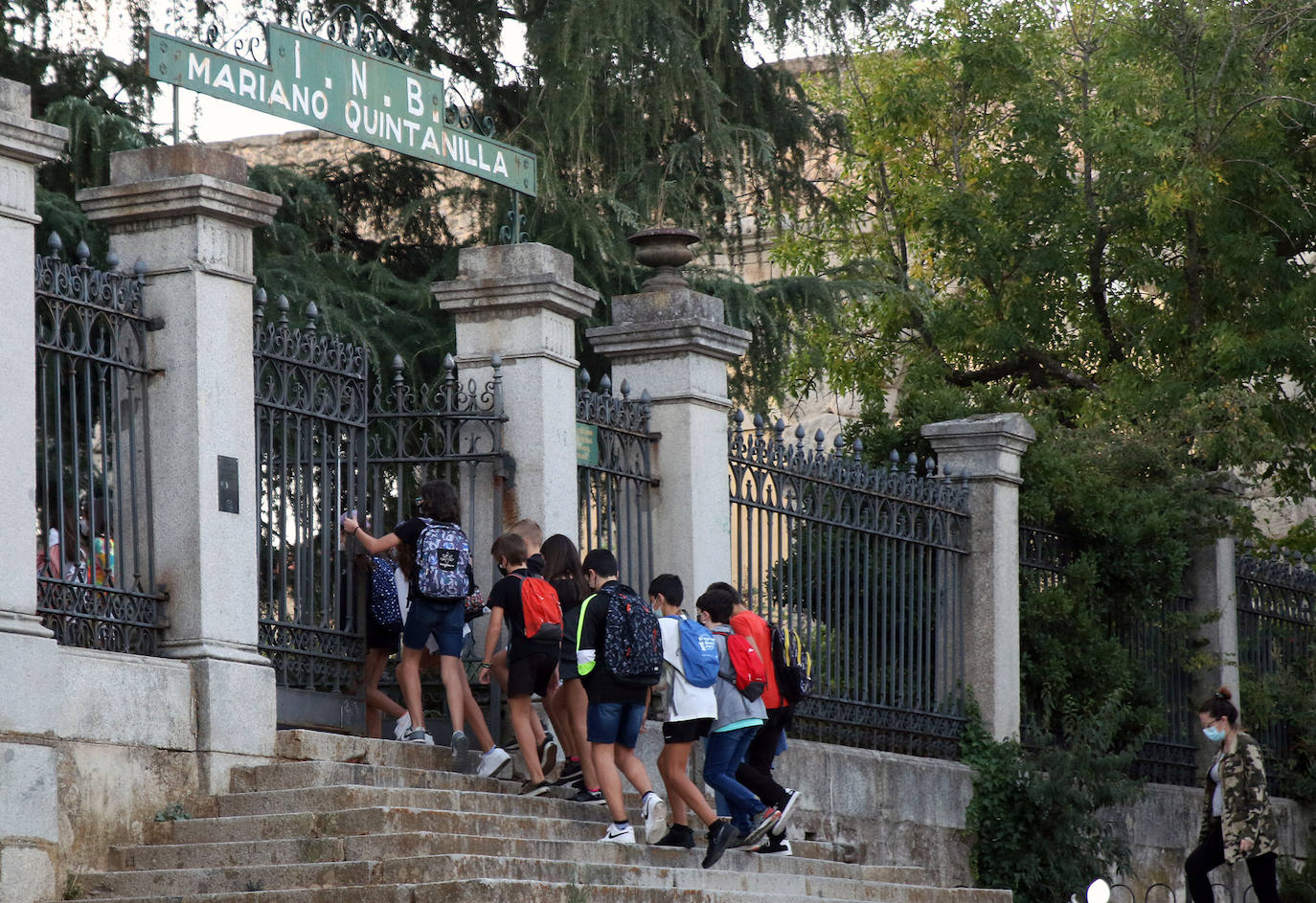 Vuelta a las clases en los Institutos de Segovia 