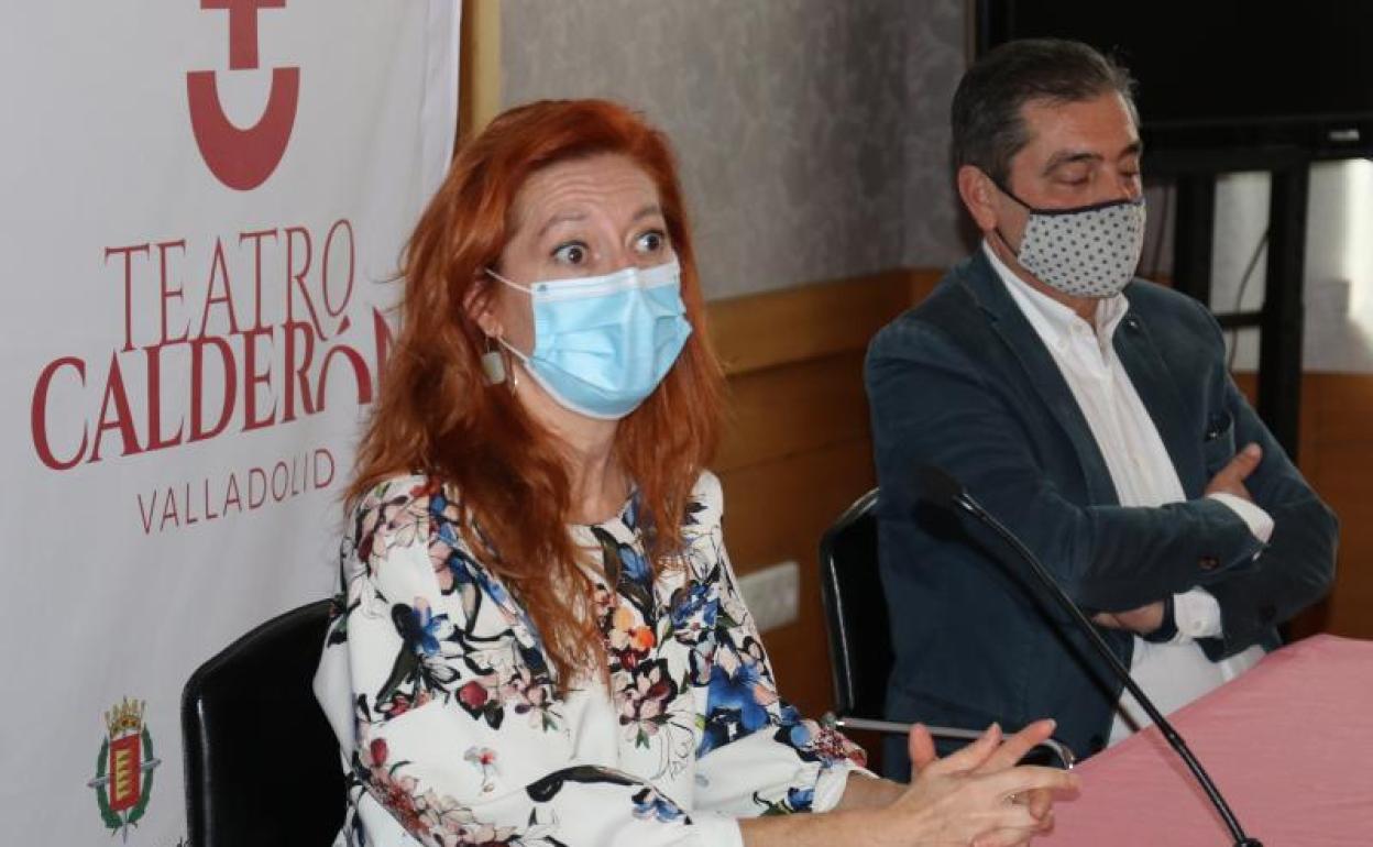 Alicia Soto y Chema Viteri, durante la presentación del estreno. 