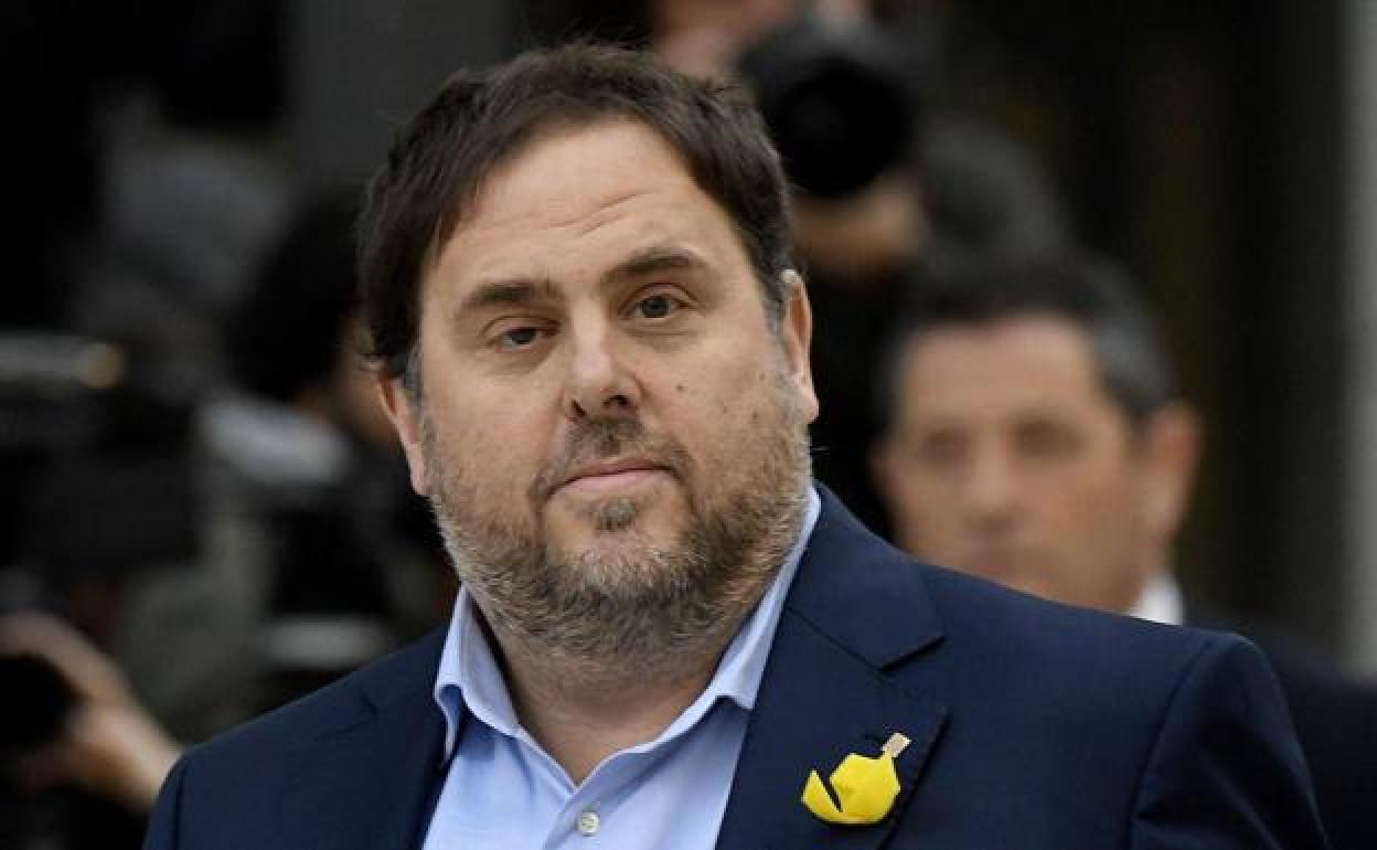 El líder de ERC, Oriol Junqueras. Afp