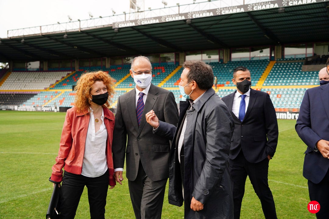 Acto de presentación en Salamanca del convenio entre fundaciones