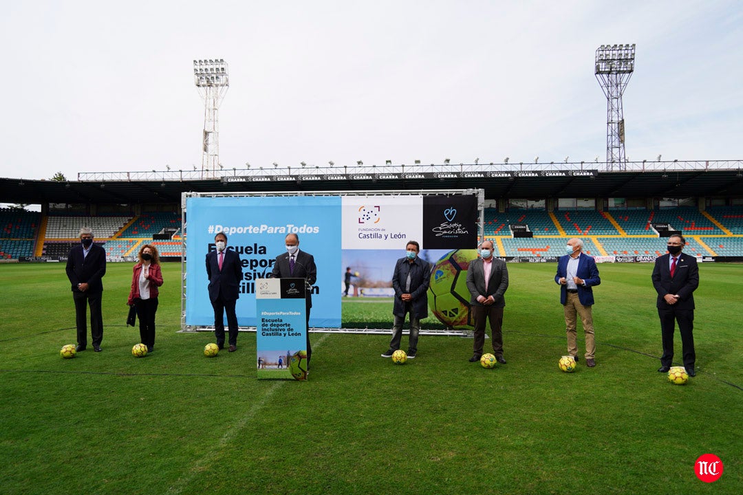 Acto de presentación en Salamanca del convenio entre fundaciones