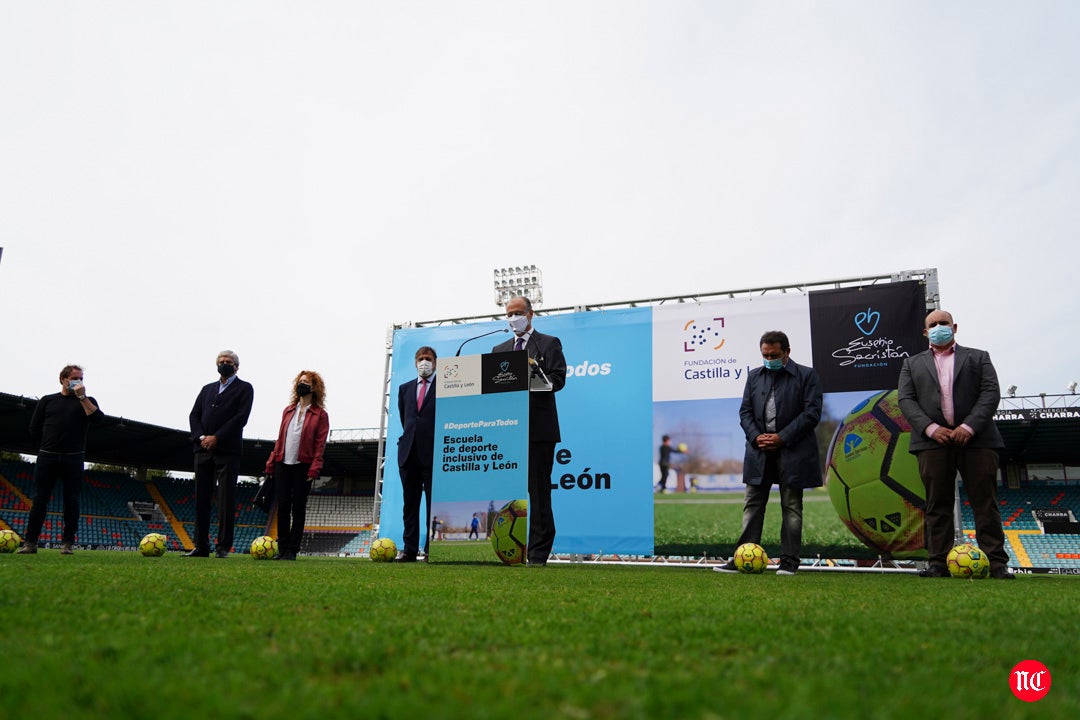 Acto de presentación en Salamanca del convenio entre fundaciones