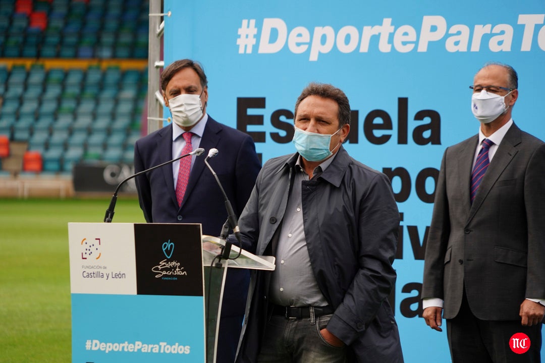 Acto de presentación en Salamanca del convenio entre fundaciones