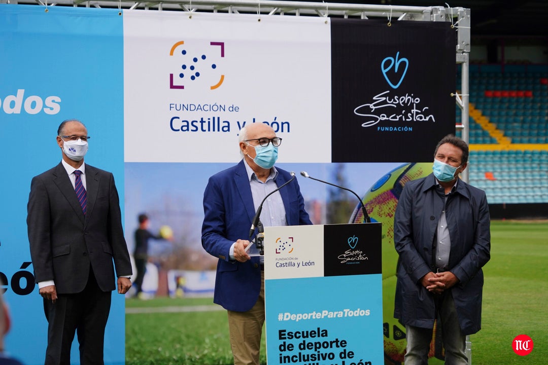 Acto de presentación en Salamanca del convenio entre fundaciones