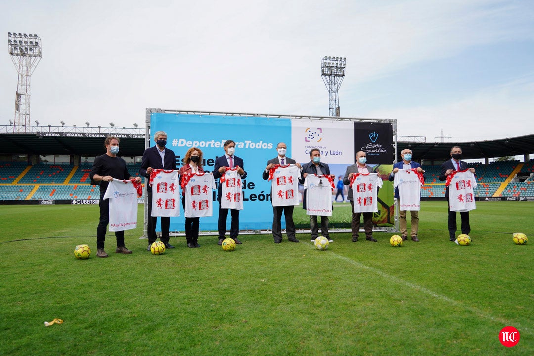 Acto de presentación en Salamanca del convenio entre fundaciones