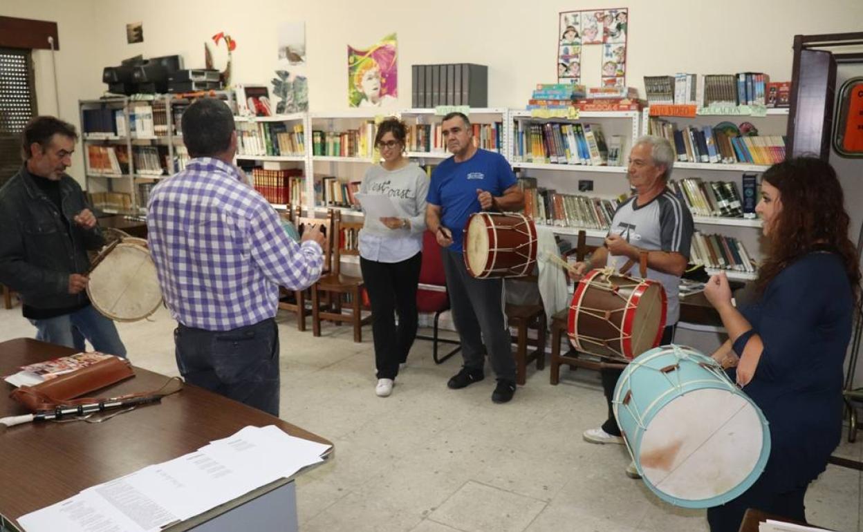 Celebración de un taller de gaita y tamboril.