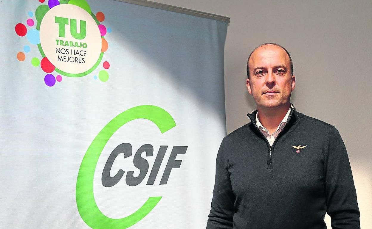 El nuevo presidente de CSIF Palencia, Eduardo Laso.