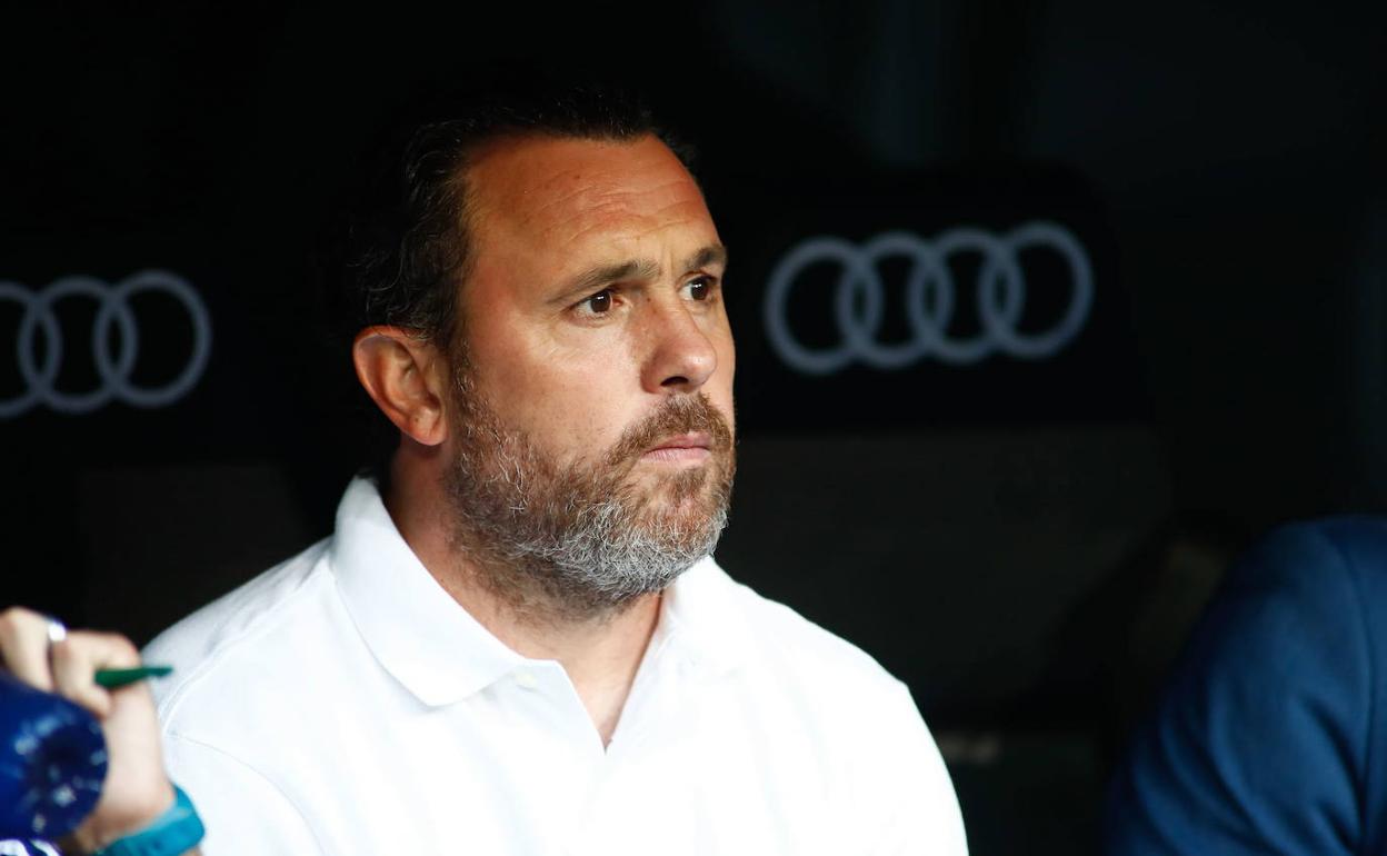 Sergio González, durante el choque de la pasada campaña en el Santiago Bernabéu.