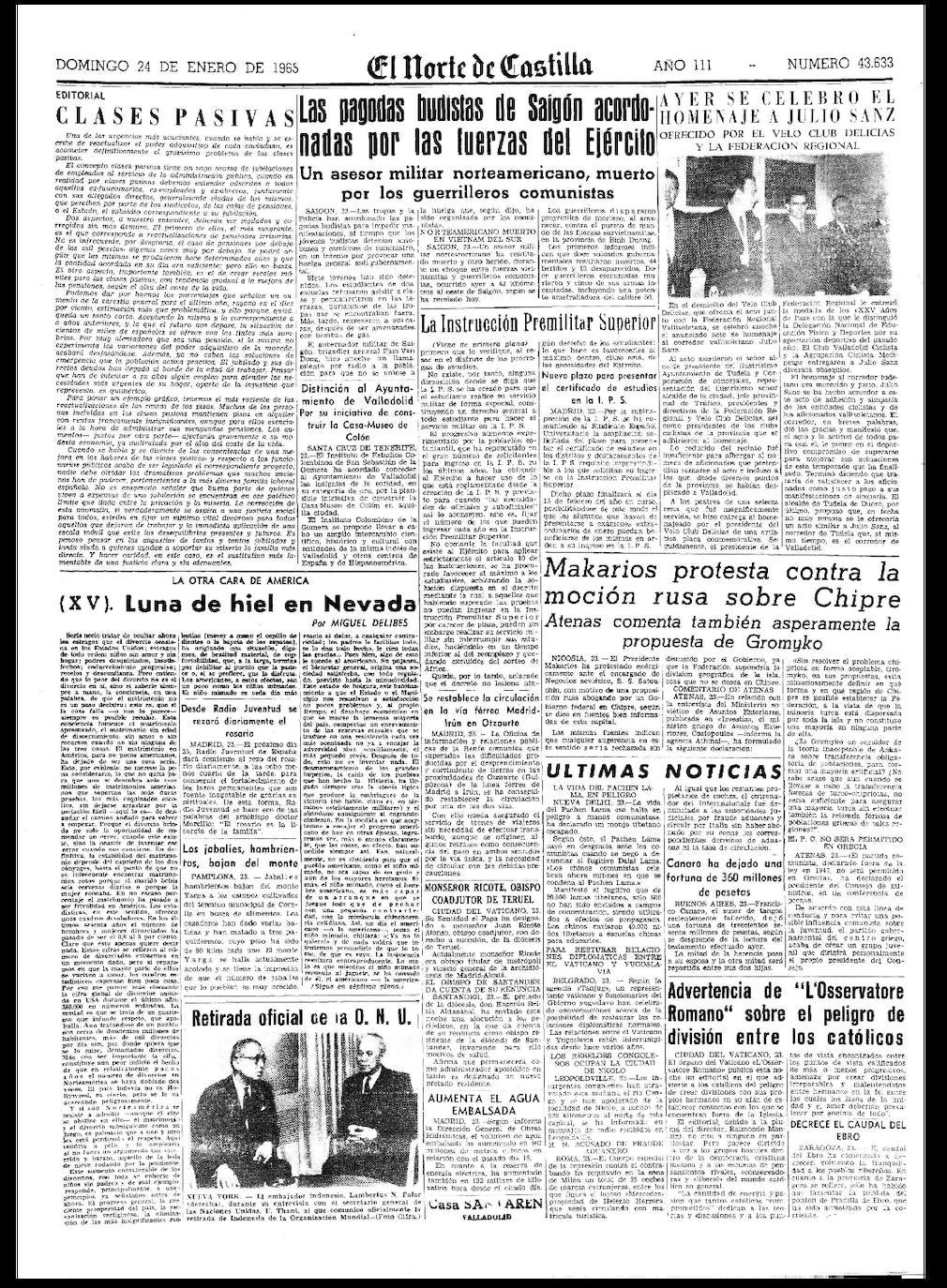 En el verano de 1942 inserta su primer artículo, titulado 'El deporte de la caza mayor' | En 1944, y después de hacer un curso acelerado en la Escuela de Periodismo de Madrid, se convirtió en redactor de El Norte, donde empezó ya a hacer críticas de cine y de libros, así como artículos | Al tiempo que adquiría nuevas responsabilidades en el periódico, donde fue nombrado subdirector en 1953 y director en 1958, comenzó a publicar una serie de artículos sobre cine, sección que tituló 'Desde la cabina'. También hizo entrevistas, información internacional los domingos y comentarios deportivos